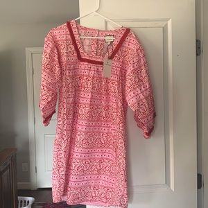 Beautiful Red Tuckernut dress/cover up